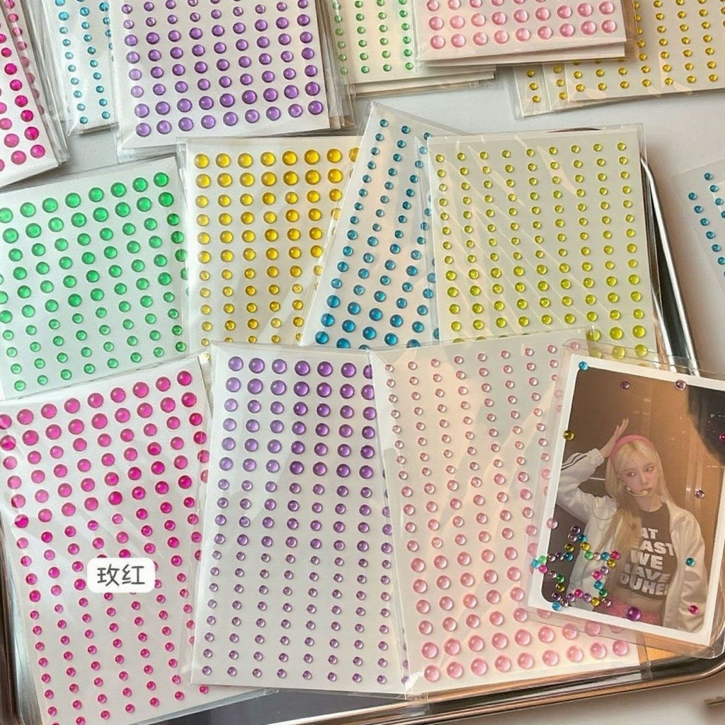 ‼️READY STOCK‼️(TT16)INS fashion Water Droplets Gems Face Stickers/Facial Accessories/Events Concerts Makeover/Face Arts