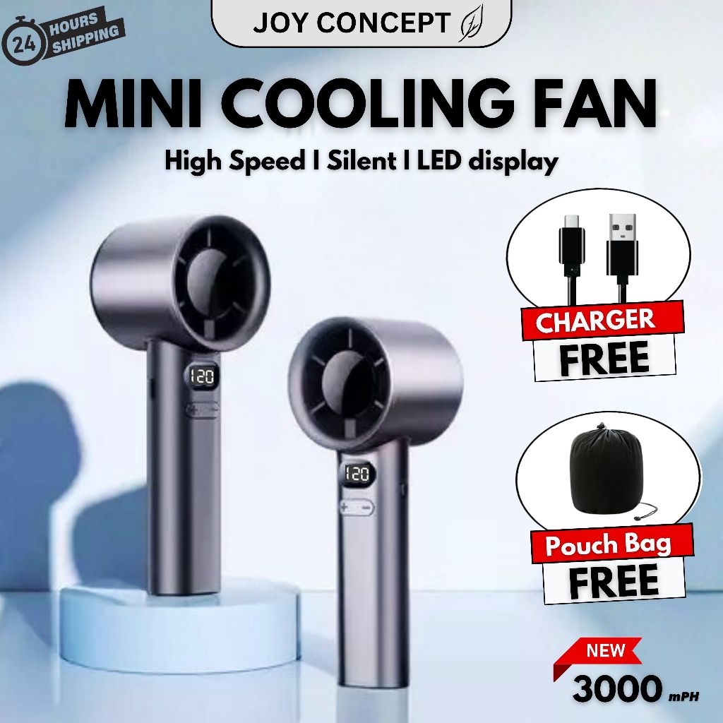[1D Ship] Rechargeable Kipas Mini Fan Portable Fan Kipas Tangan Traval Hand Fan Handheld USB Kipas Portable Kecil 旅行手持风扇
