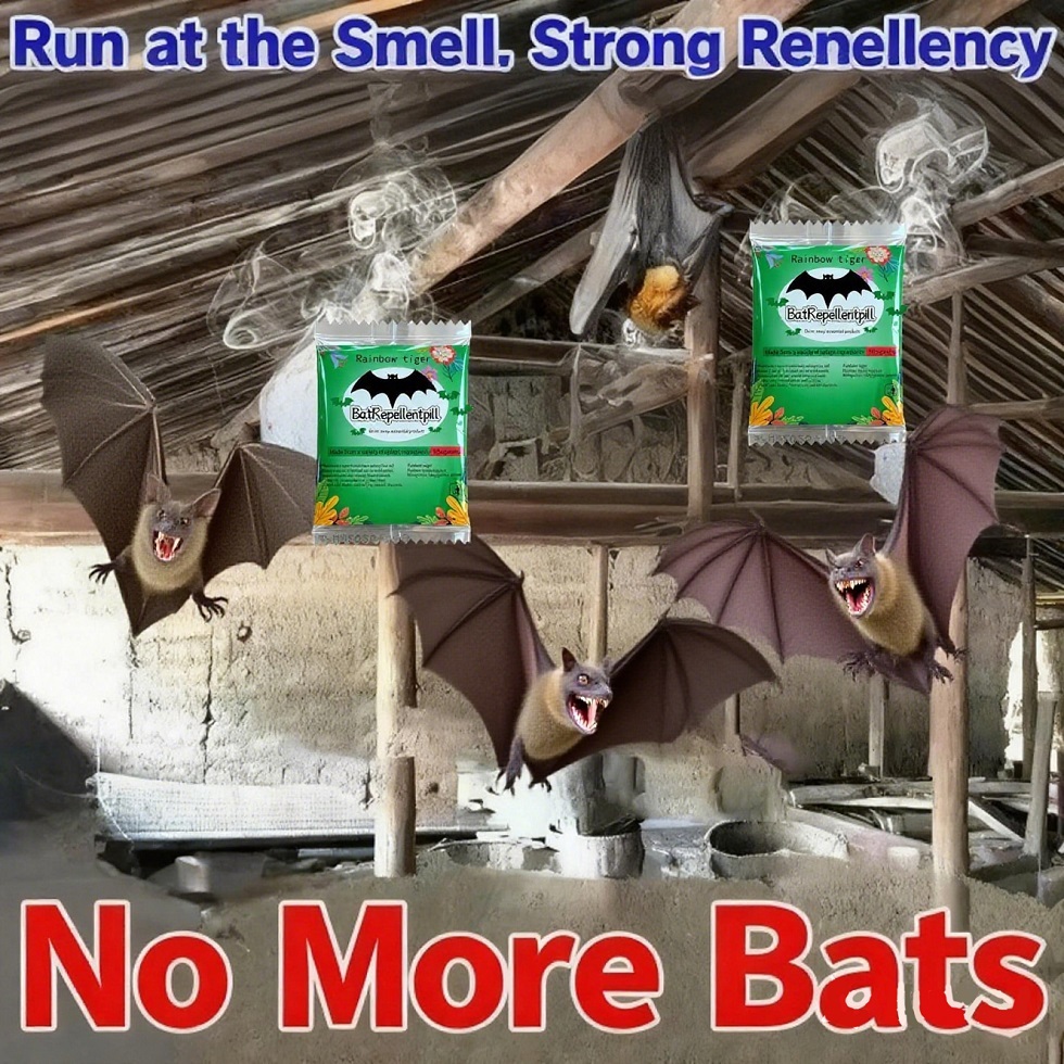 Bat repellent pills are effective for 15 years and are bat-free within a 1000meter radius Kelawar tak berani datang lagi