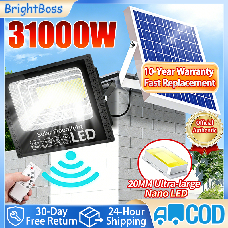 🔥 Super Discount 🔥 Solar Light 31000W  BUY 1 TAKE 1 Lampu Solar Outdoor Waterproof Lighting LED Solar