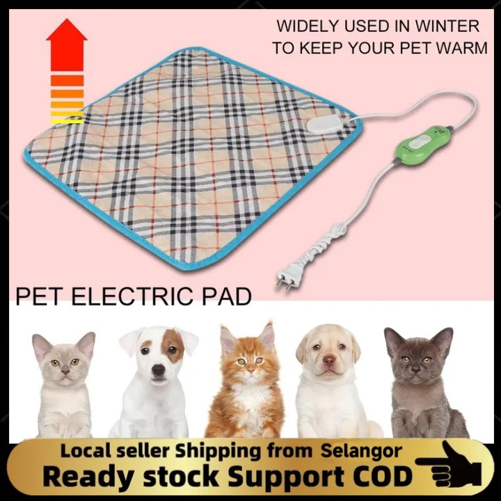 FTY Pet electric pad blanket heat heated heating mat dog bed waterproof FTY