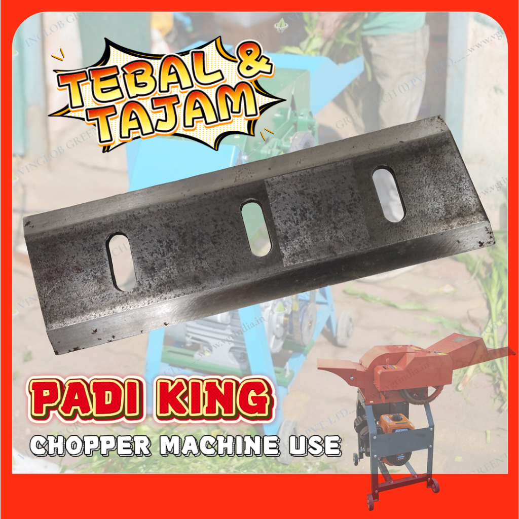 Heavy Duty Cutting Blade for PADI KING Chopper Machine Mata Pisau Chopper Spare Part Alat Ganti