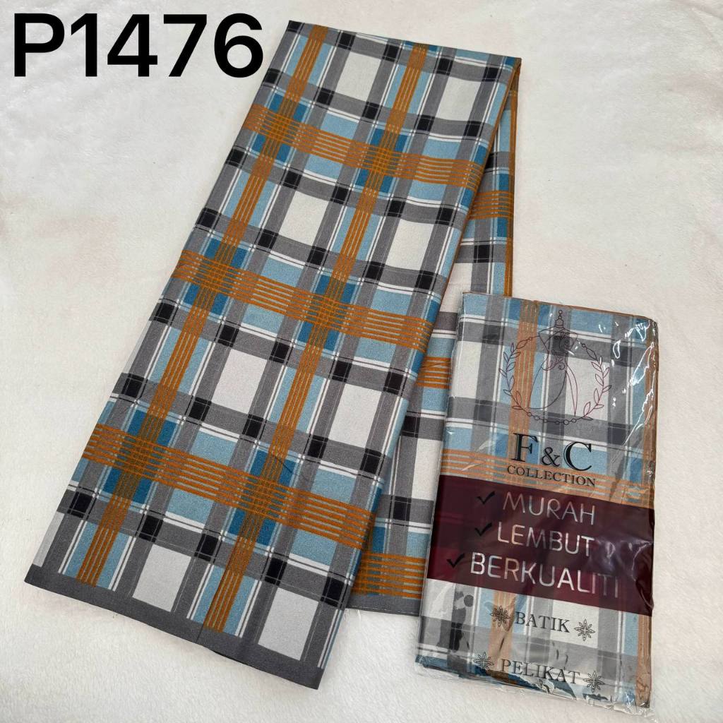 (JAHIT TEPI SAHAJA) KAIN PELIKAT VIRAL/ KAIN PELIKAT FASHION CLASSIC/KAIN PELIKAT SIAP JAHIT/KAIN PELIKAT F&C Collection