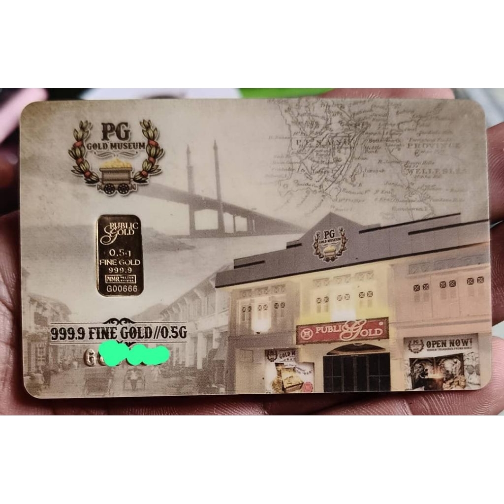 gold bar 0.5gram 999.9