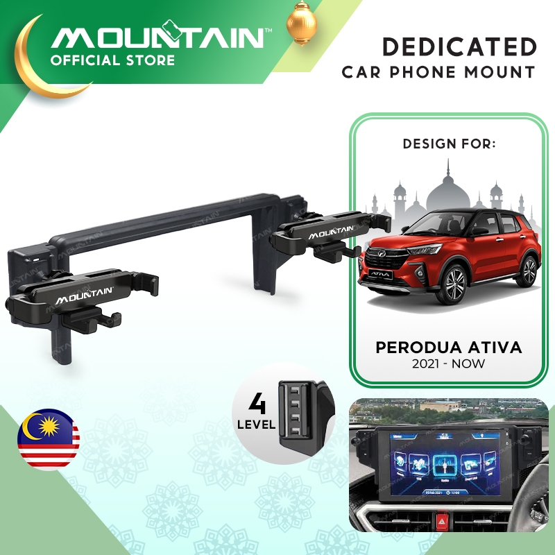 - MOUNTAIN Car Phone Holder Dedicated Mount Accessories Gear Up Raize Aksesori Kereta Assesori