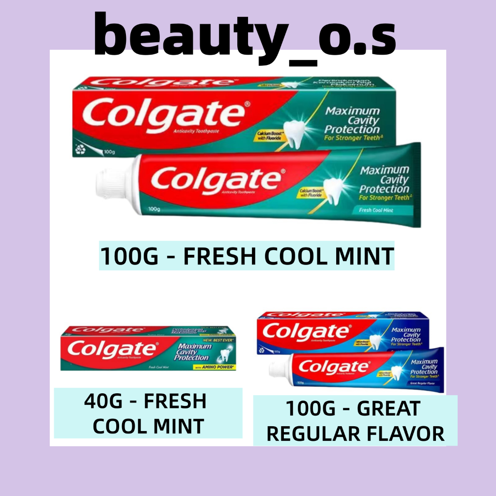 Colgate Toothpaste (Fresh Mint/ Great Regular Flavor) - 40g/100g