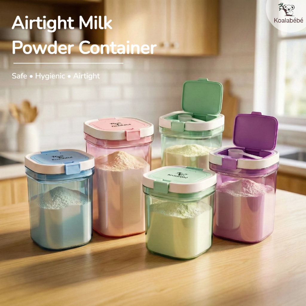 [Free Spoon] Bekas Susu Baby Kedap Udara Milk Powder Container Balang Susu Tepung 奶粉罐