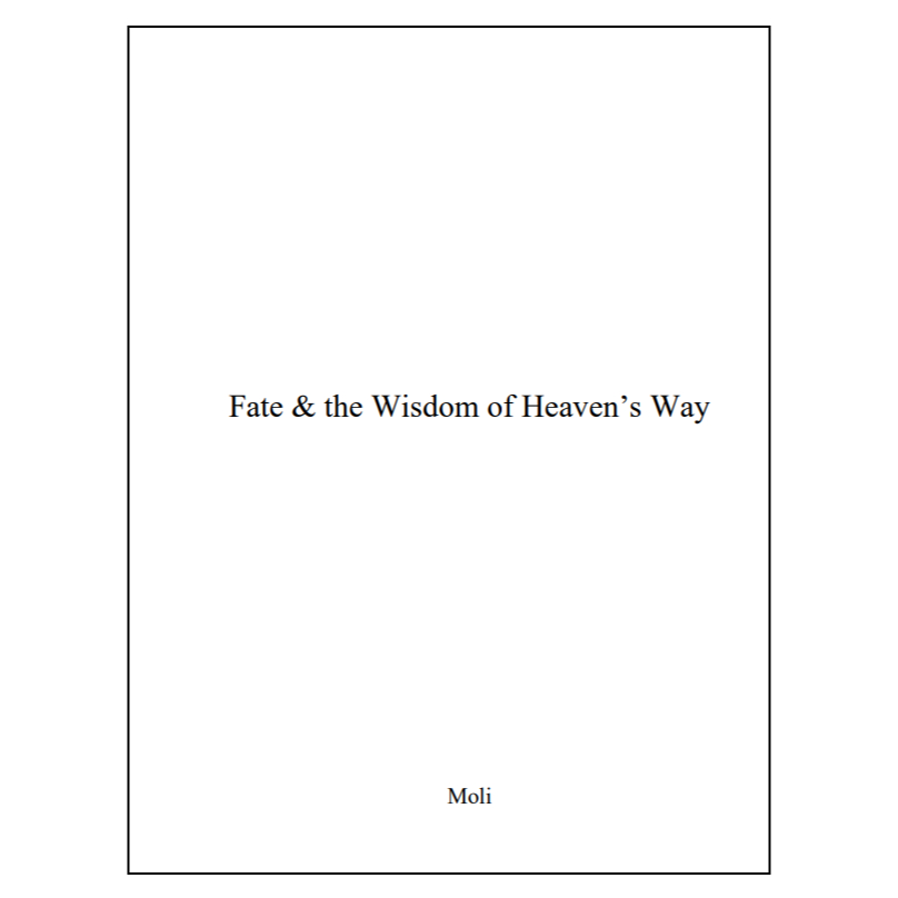 Fate & the Wisdom of Heaven’s Way — Understand Relationships, Let Go, and Grow (PDF eBook)