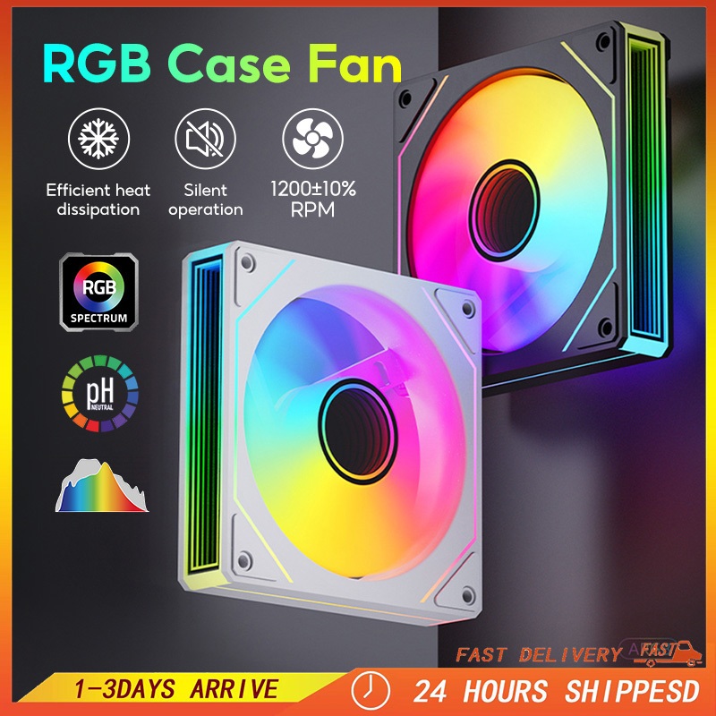 [Ready Stock] PRISM GEN4 PRO ARGB Fan Casing Fan 120mm PWM 5V 3PIN SYNC Hola Gaming Desktop 12CM PC Case Fan