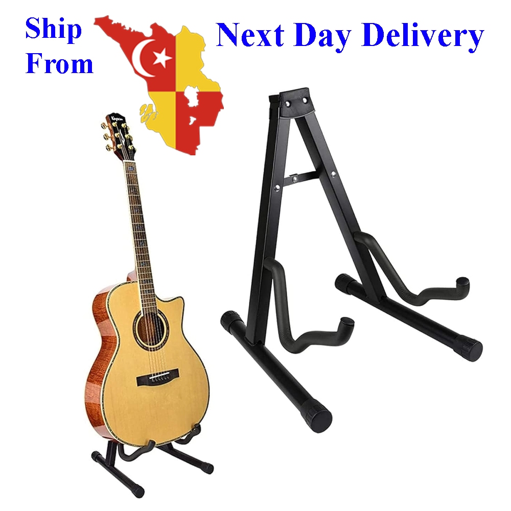 Universal A-Frame Guitar Stand for Acoustic Electric & Bass