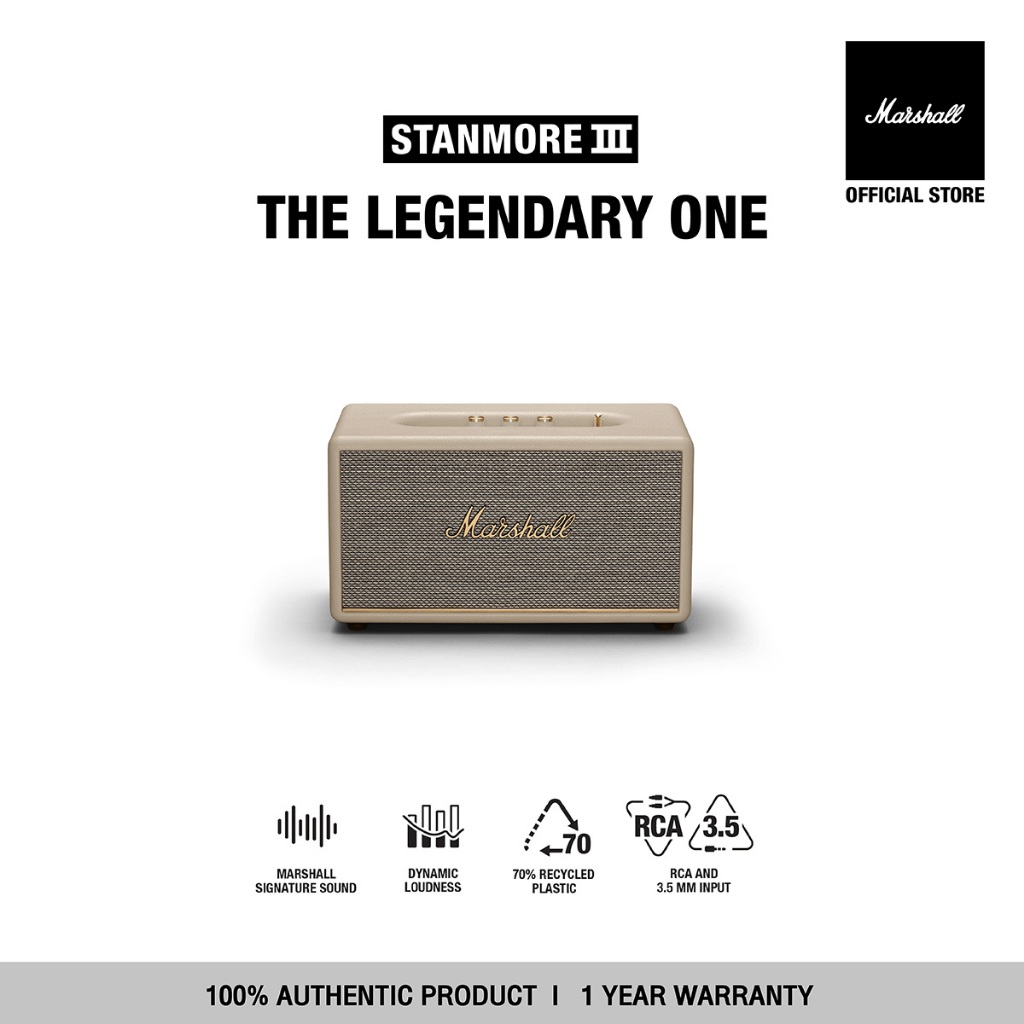 [OFFICIAL] MARSHALL STANMORE III BLUETOOTH SPEAKER - CREAM