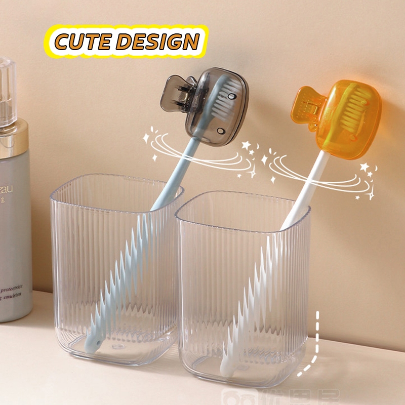 Toothbrush Cover Travel Toothbrush Head Clip Holder Dustproof Portable Tooth Brush Protector Toothbrush Cap Case