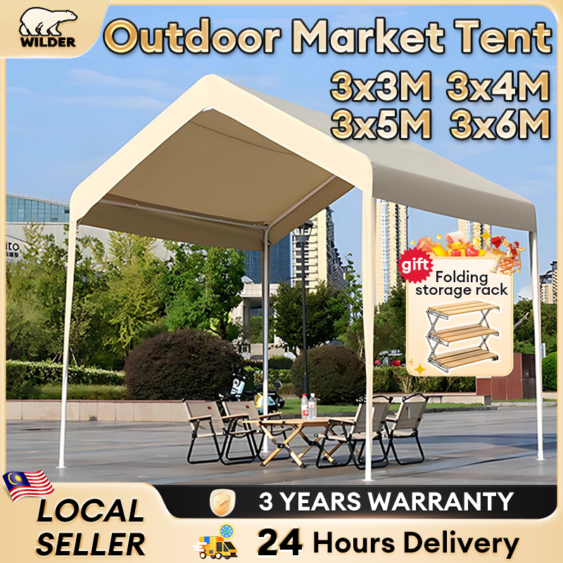 Gazebo Tent Camping Tent Heavy Duty Gazebo Outdoor Khemah Night Market Canopy Car Tent Pasar Malam