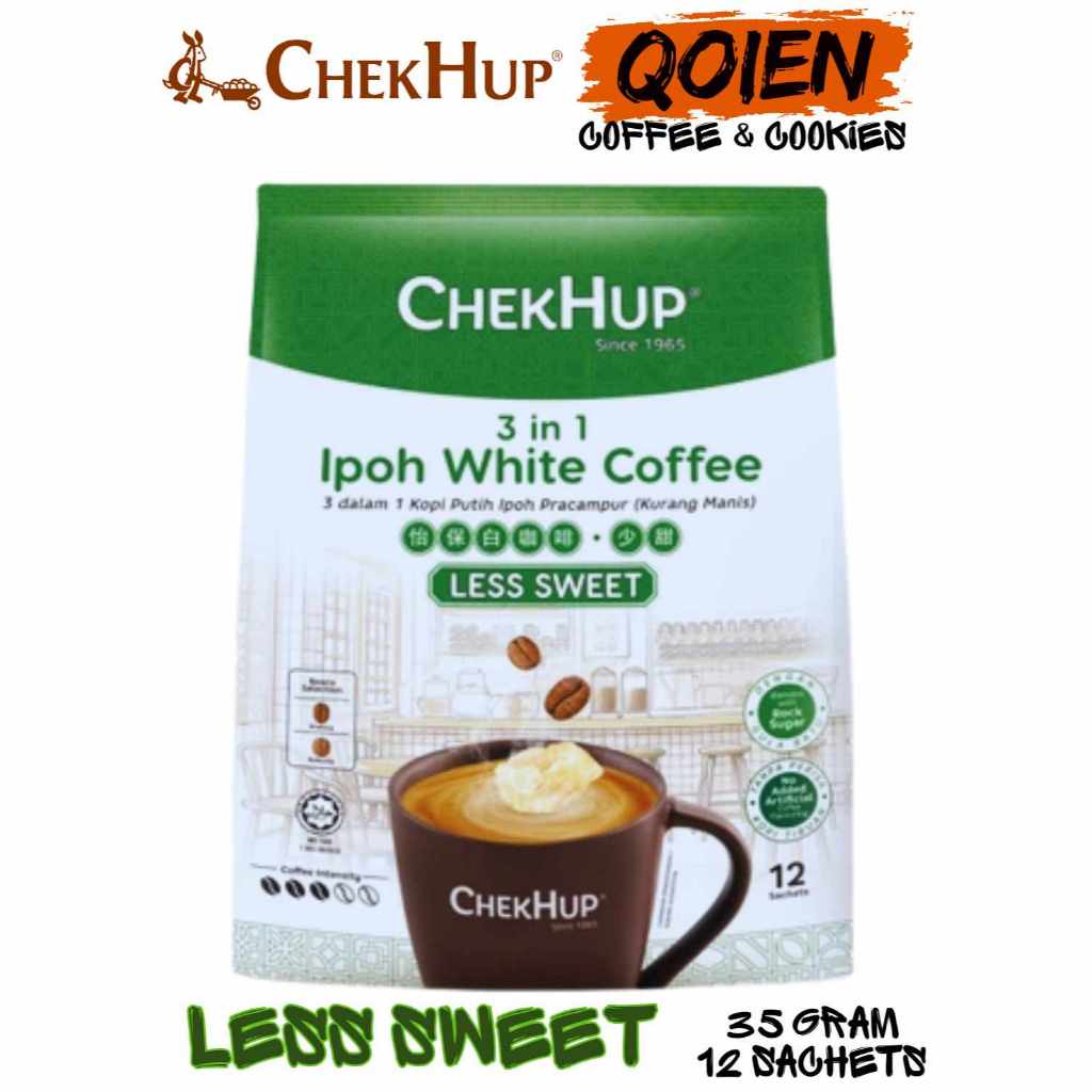 Chek Hup - Less Sweet 3in1 Ipoh White Coffee - Instant Coffee Drink