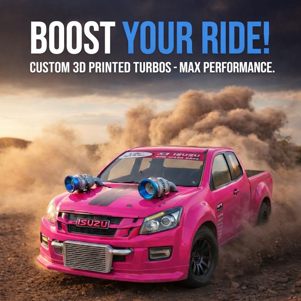 DMAX Scale 1:10 RC Accessories Pack – Intercooler, Turbos, Exhaust & Aero Spoiler