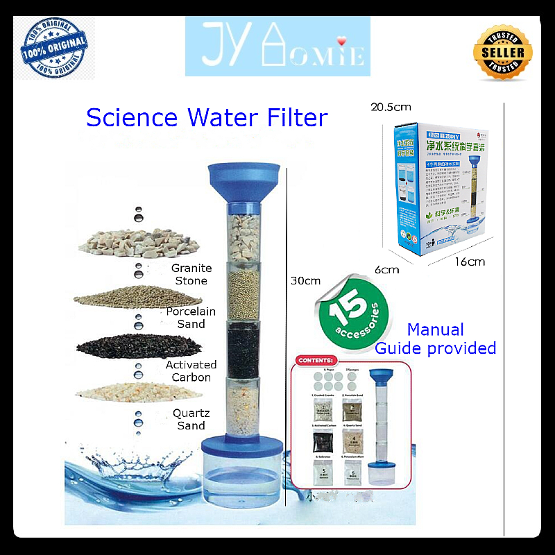 Science Experiments Kit Water Filter RBT Project RBT Science RBT STEM DIY Sains DIY Experiments Sains Kanak Kanak