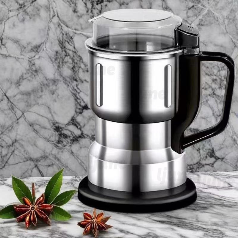 (500ml) Portable Electric Grinder 304 Stainless Steel 8 Blades 300W 220V Mesin Pengisar 家用研磨机 磨粉机