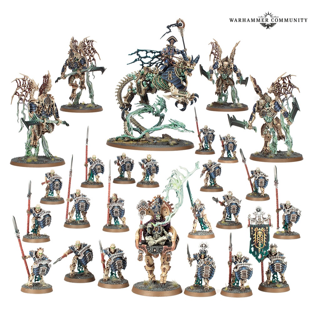 WARHAMMER 94-15 AOS OSSIARCH BONEREAPERS : NULL MYRIAD PHALANX GAMES WORKSHOP
