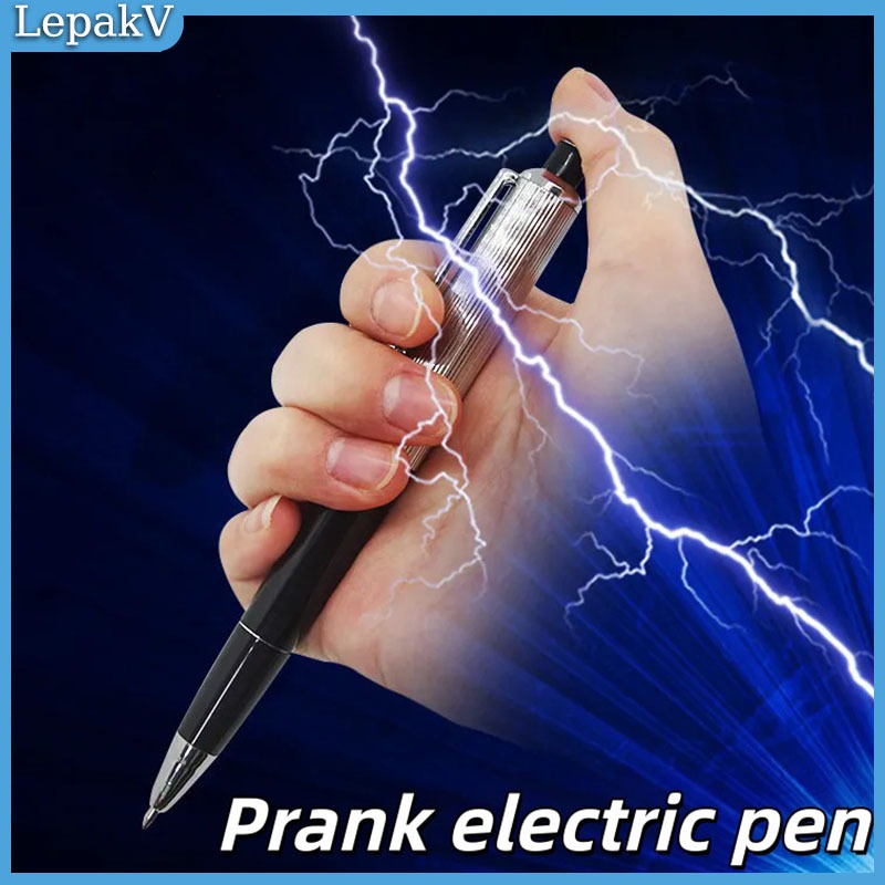 [Ready]Funny Electric Shock Pen Joke Gadget Safe Electric Buzz Joke Shocking Gag Toy Toy Gift