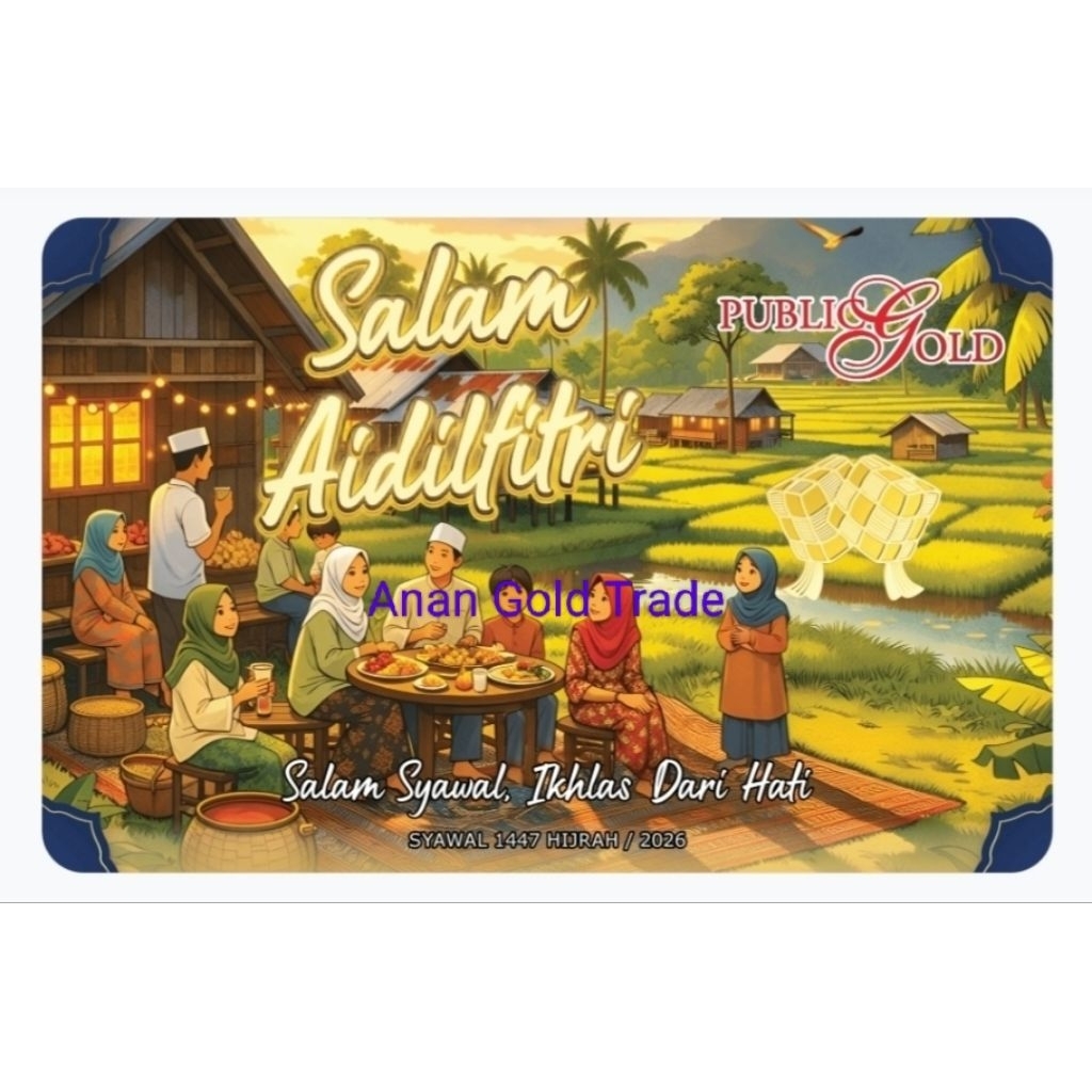 Public Gold PG 1g Bar Salam Aidilfitri Ketupat Raya 2026 v2 Sinar&hellip;