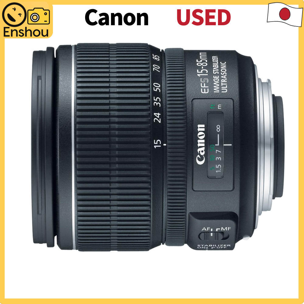 FromJapan[USED]Canon wide-angle zoom lens EF-S 15-85mm F3.5-5.6 IS USM for APS-C