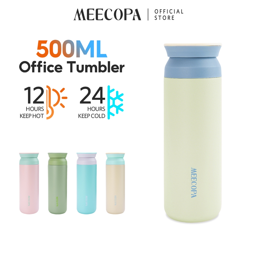 MEECOPA 500ml 304 Stainless Steel Tumbler Tahan Sejuk Leak Proof Bottle Vacuum BPA Free