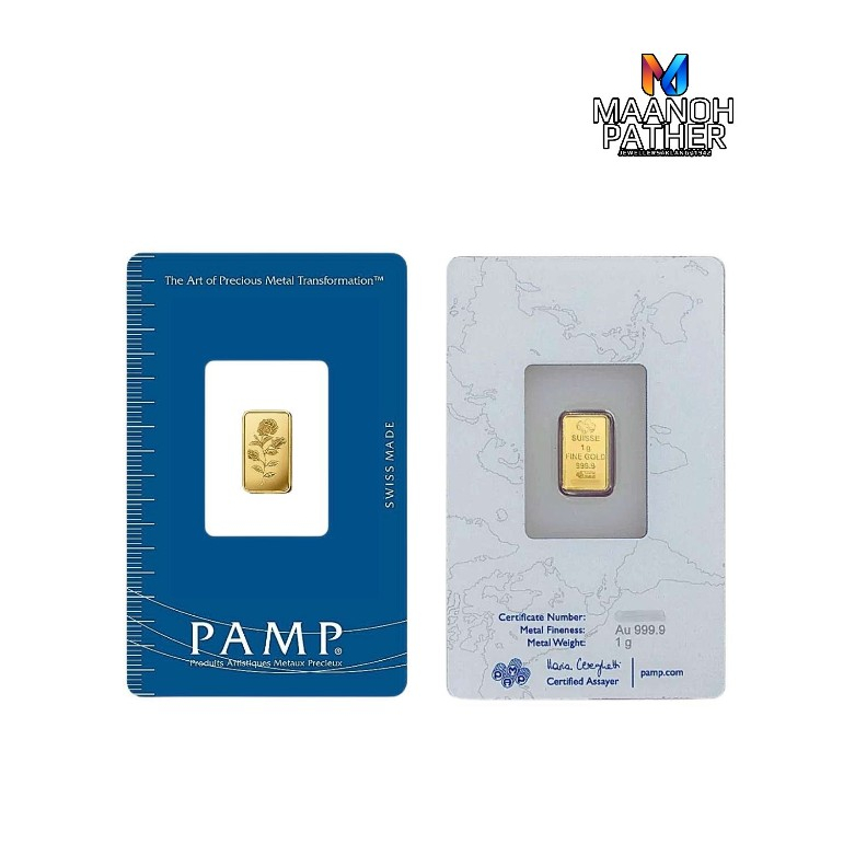 1.00GM-PAMP SUISSE GOLD BAR Au999.9 LADY ROSA-999.9 LADY ROSA-999.9 GOLD BAR-999.9 PAMP&hellip;