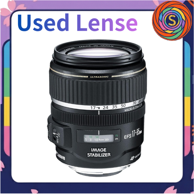 【Secondhand】Canon EF-S 17-85mm F4-5.6 IS USM Standard Zoom Lens EF-S-mount APS-C DSLR used pre-loved