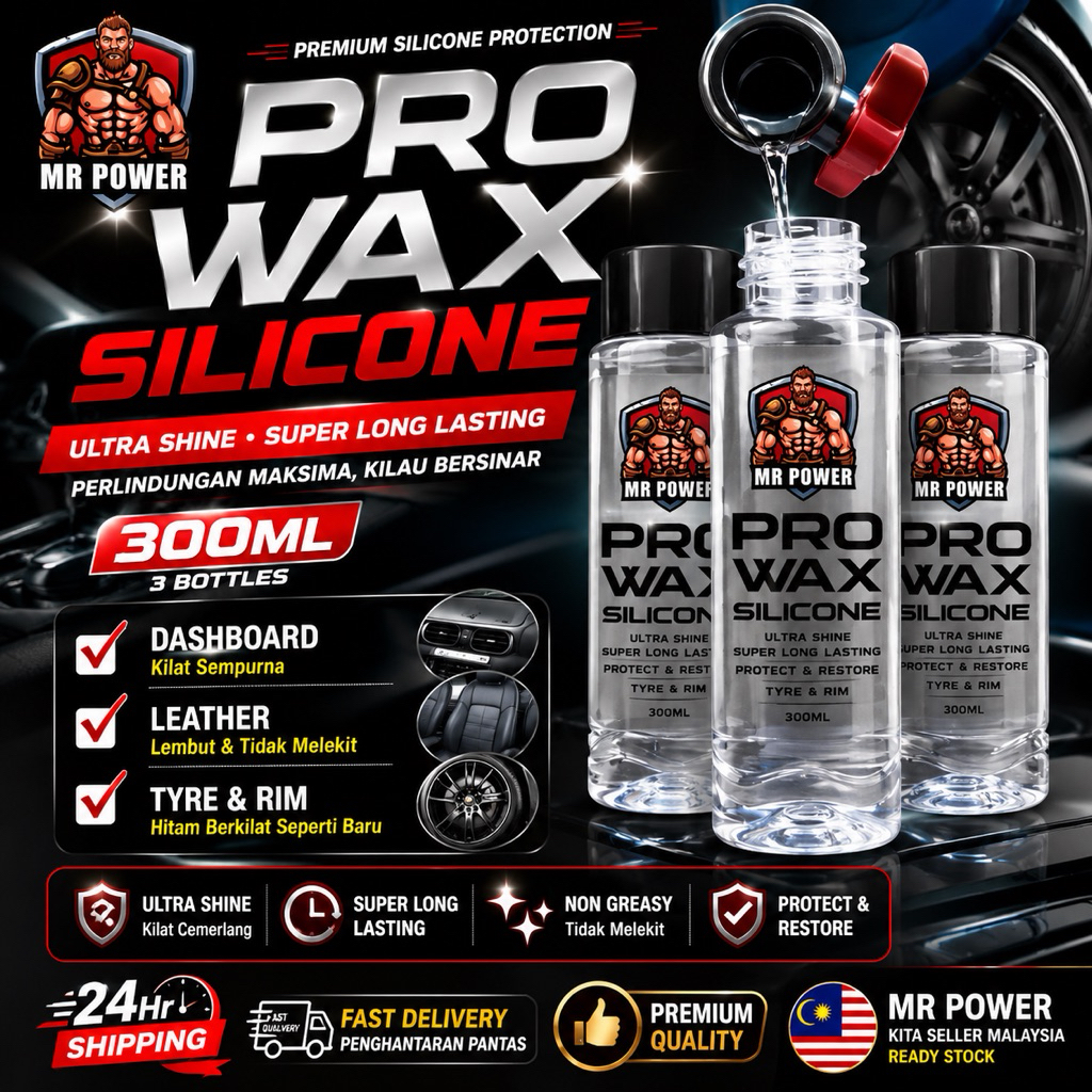 Silicone Wax For Tre & Rim/ Tyre Polish/ Wax Silicone 300ml Automotive Car Silicone Silicon Tire