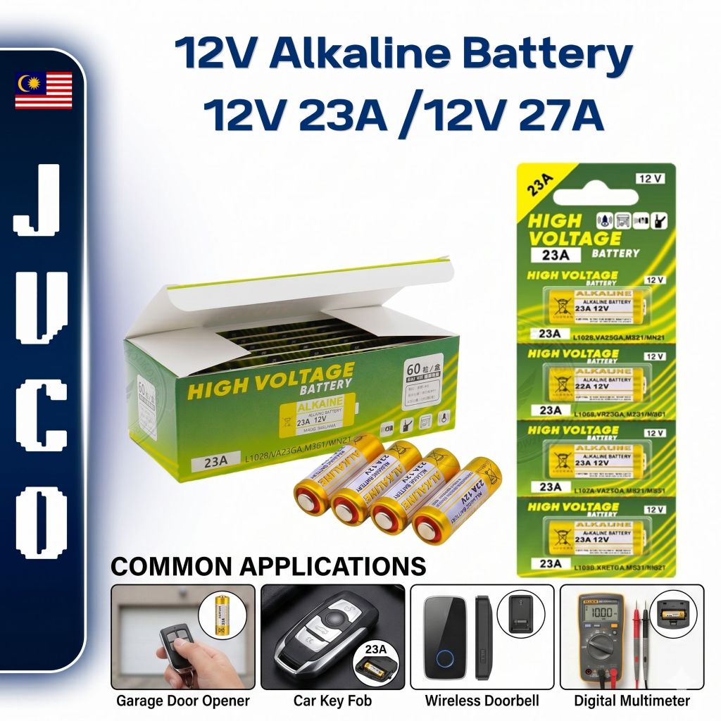 [Wholesale] 12V Alkaline Battery 23A / 27A High Voltage Battery for Autogate Remote Car Alarm Wireless Doorbell