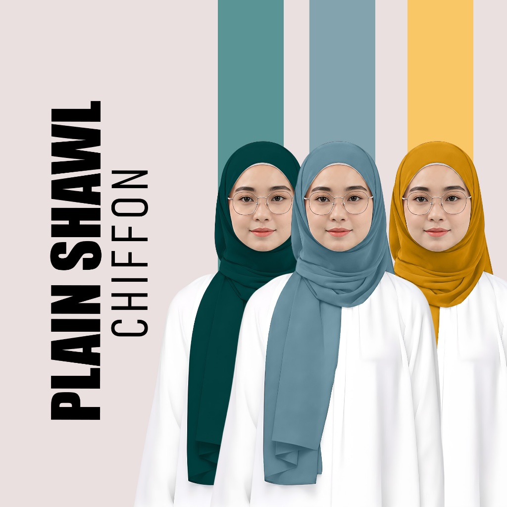 Trendy Chiffon Shawl 1.8m - Fashionable and Elegant Scarf for Women