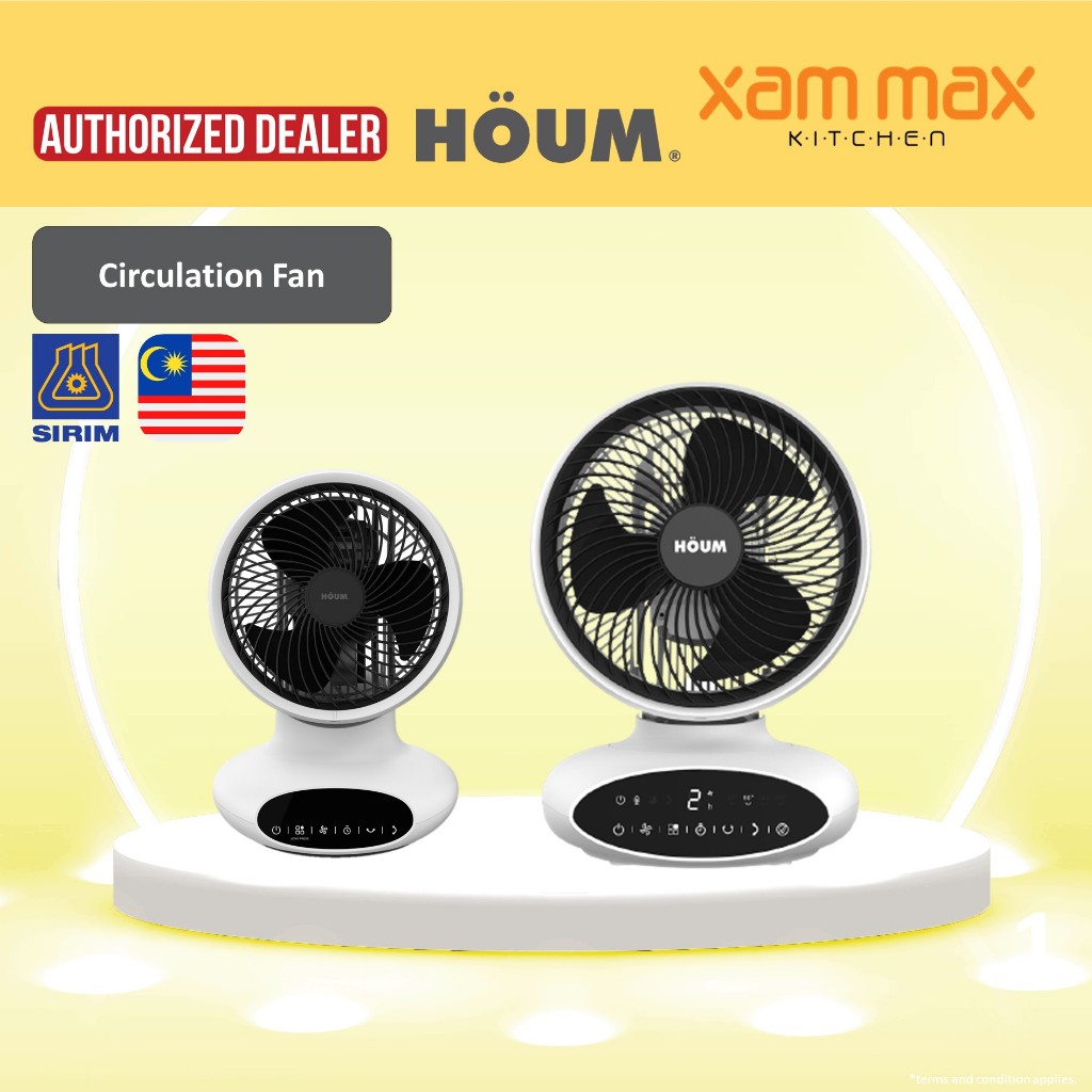 Houm Kipas Elektrik Berkuasa C6 C8 Fan Air Circulation Table Fan / Kipas Meja 风扇 / Remote Control Desk Fan