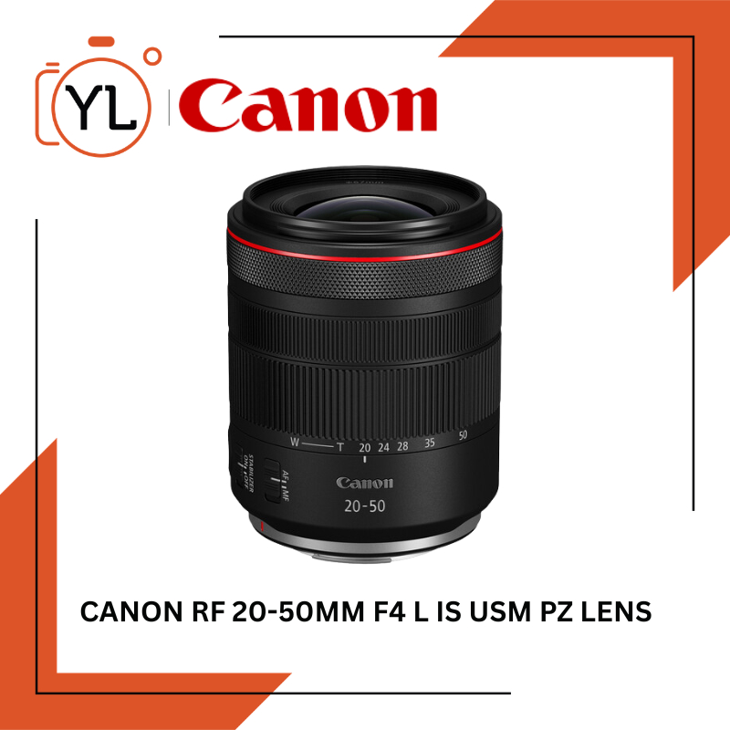Canon RF 20-50mm f4 L IS USM PZ Lens (Canon RF)