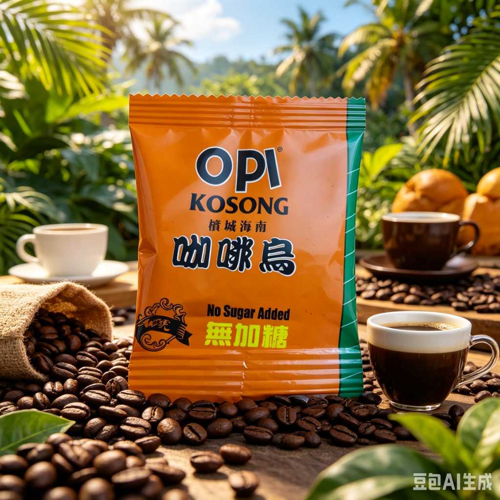 Kopi O Kosong Cap Tabik (Salute Brand) Penang Hailam Pek Individu 10g Tanpa Gula Tambah, Kopi Tradisi Pulau Pinang Halal