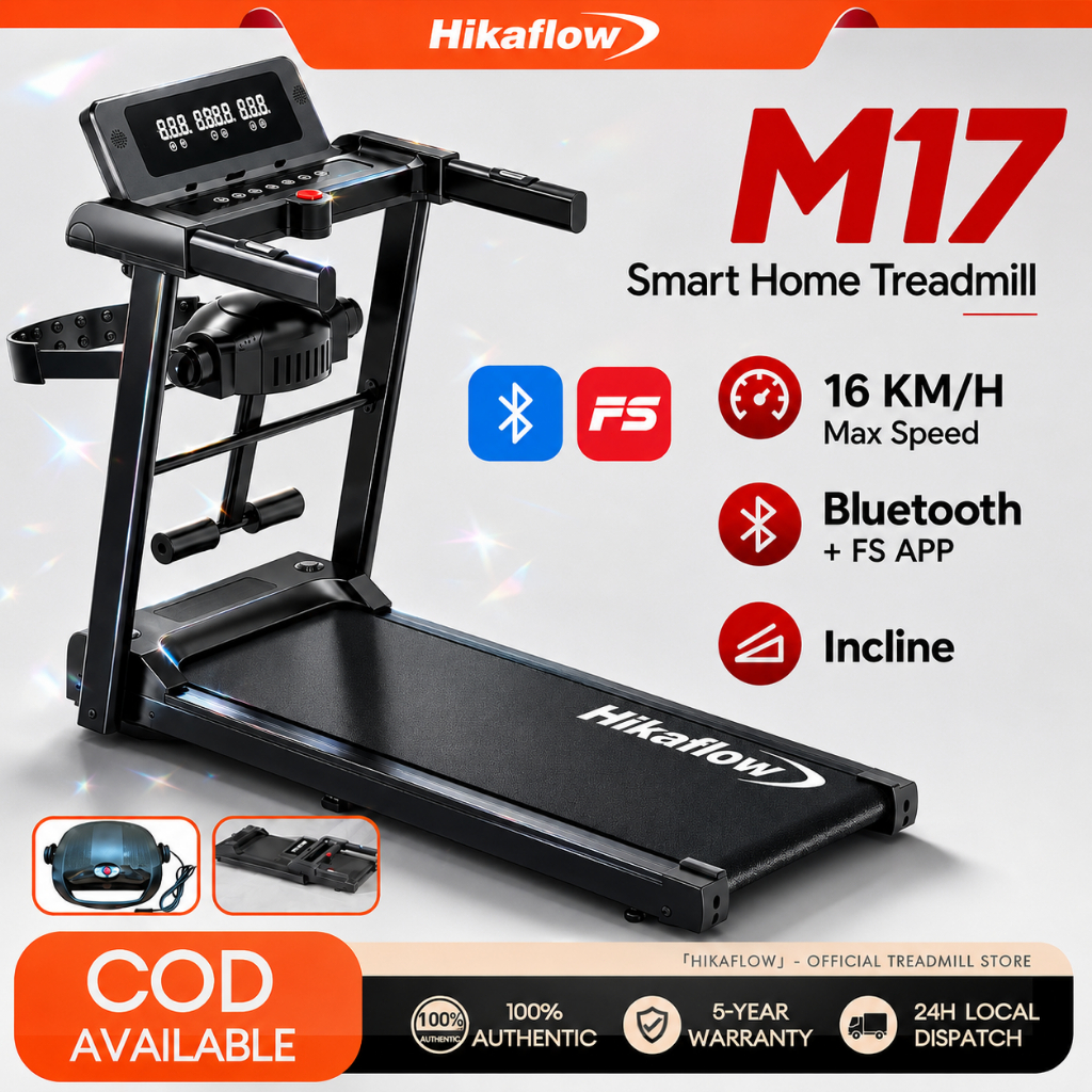 【Hikaflow】Walking Pad Treadmill 5.0hp Exercise Jogging Multi-Function Fitness Gym Workout Walking Treadmill Running Pad