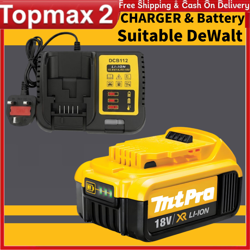 MtPro OEM DeWalt 150W AC Inverter 220V Battery Rapid Fast Charger 18V 20V XR Replacement Camping