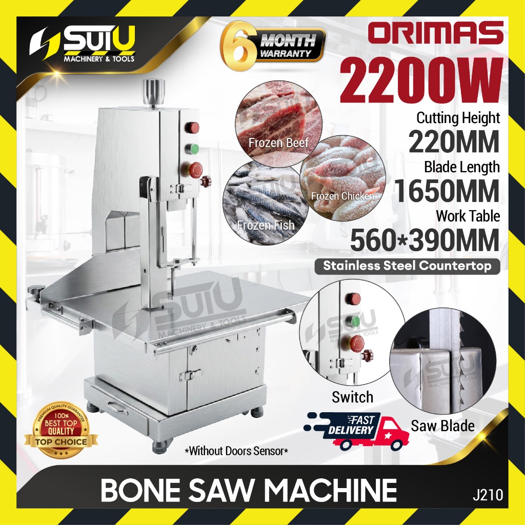 ORIMAS J210 Stainless Steel Bone Saw Machine / Mesin Pemotong Tulang 2200W