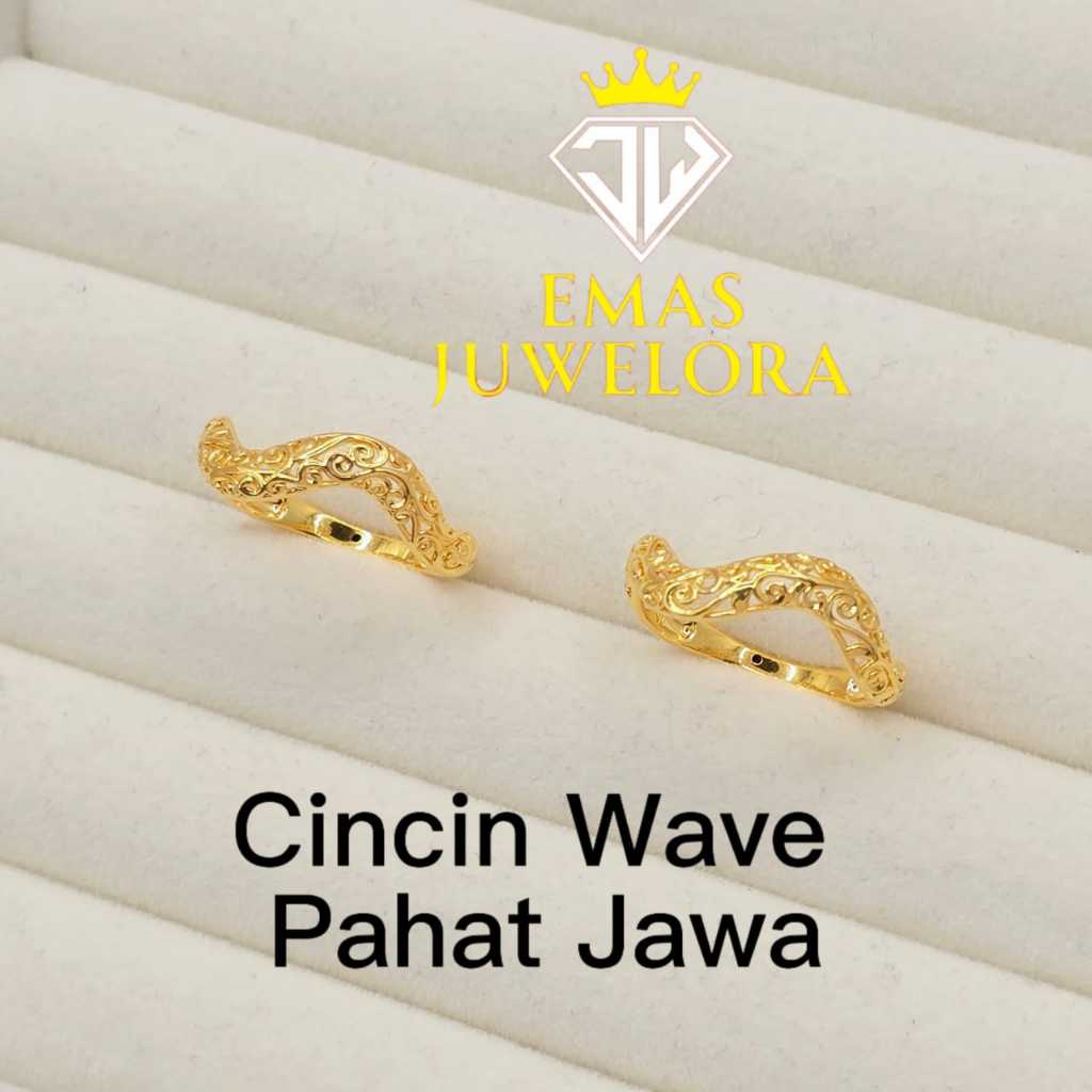 Juwelora Emas 916 3L I Cincin Wave Pahat Jawa I Emas 916 #emasbajet #emas916 #emasmalaysia