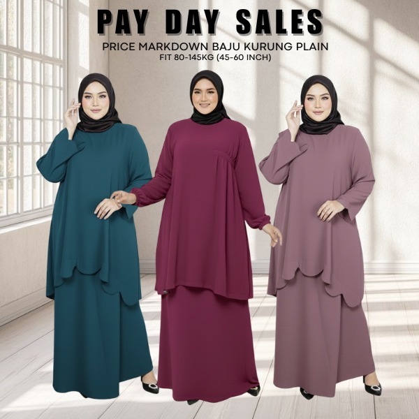PLUSSIZE NAJMAR NEW ARRIVAL KURUNG LANA & AMNA RAYA 2026 I 48 - 60 Inch Muslimah Kurung