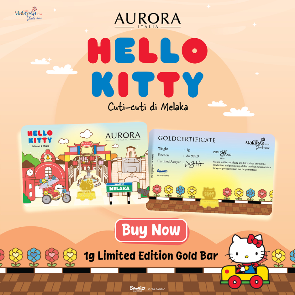 [NEW LAUNCH] SANRIO x AURORA ITALIA (1g) 999.9 Hello Kitty in Melaka&hellip;