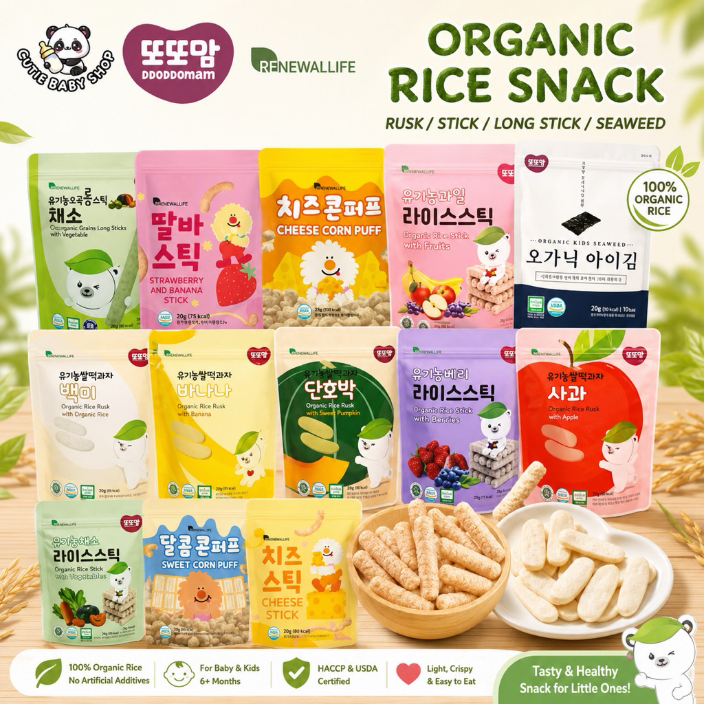 Renewallife DDODDOMAM Organic Rice Rusk/stick/Long Stick Kemy Monster