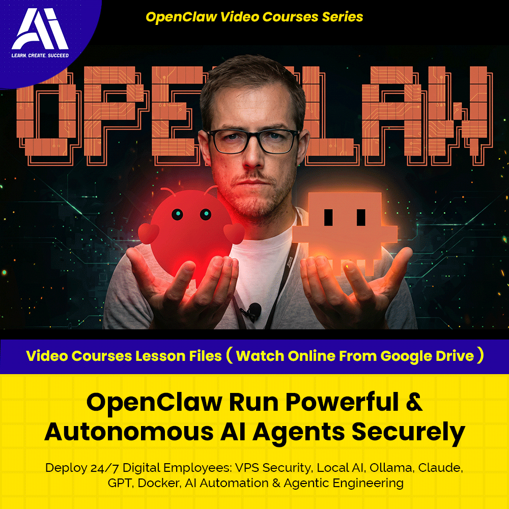OpenClaw Video Courses - OpenClaw Run Powerful & Autonomous AI Agents Securely | Learn OpenClaw | Ai Agent