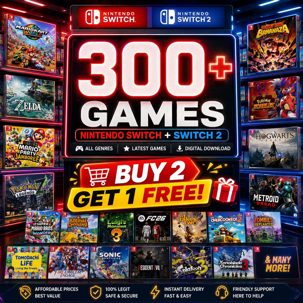 【Nintendo Switch New Game】Nintendo switch digital download game / switch cheap game/ switch game murah / NS Switch Game