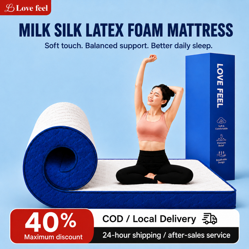 Orthopedic Latex Mattress Cool Sleep Memory Foam for Back Pain Relief Anti-Dust Mite Hypoallergeni