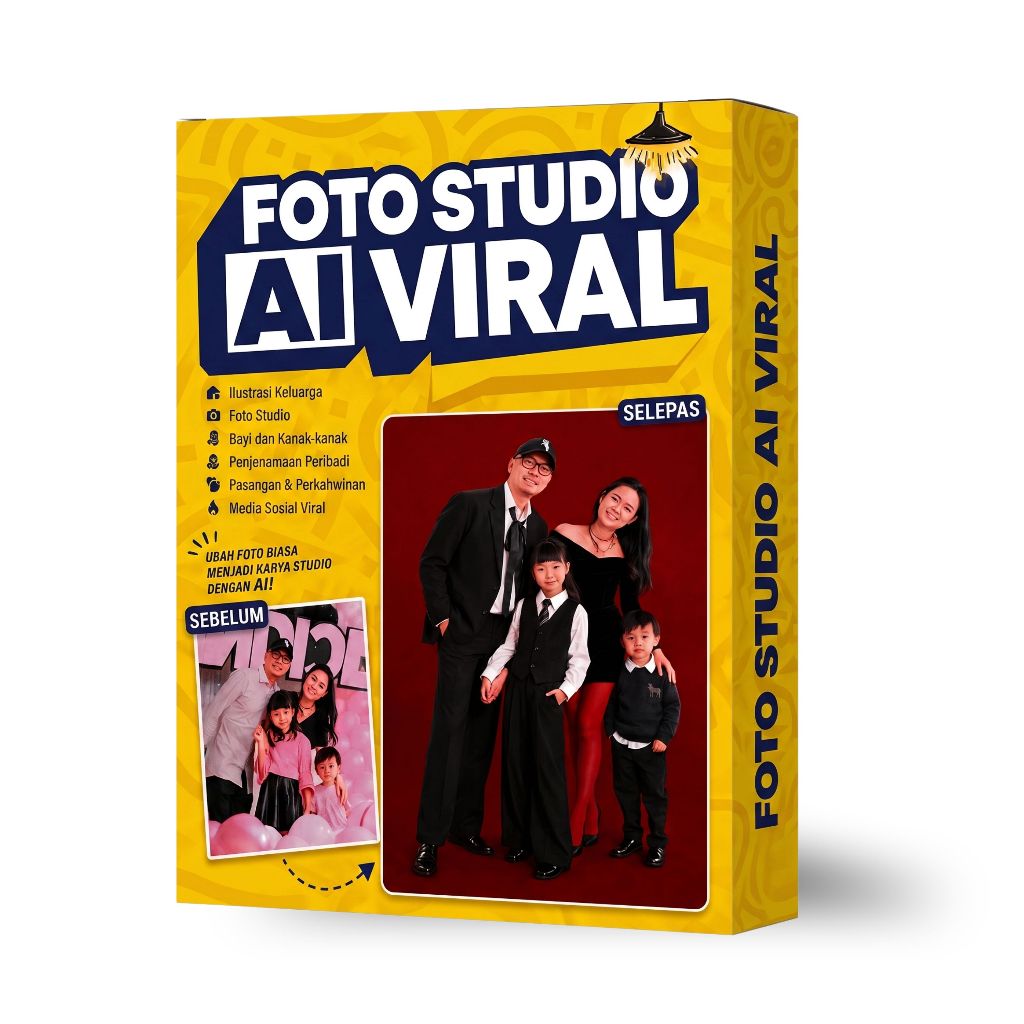 Photo Studio AI Viral | Edit Photo Profesional Kejap Jadi Terus | +Ratusan Prompt Trend