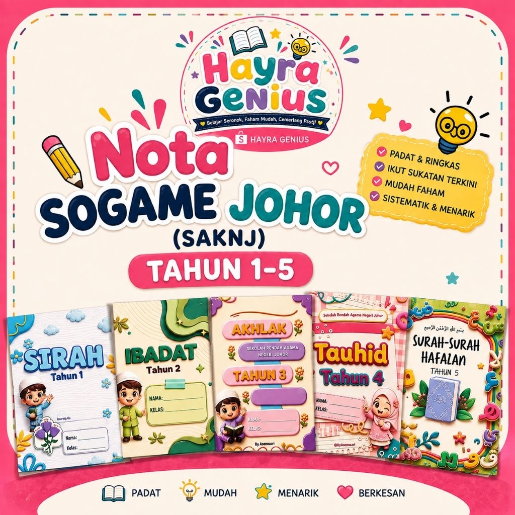 Nota Sekolah Agama Kerajaan Negeri Johor | Nota SAKNJ