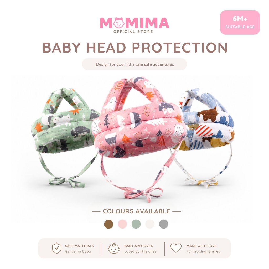 Baby Head Protection Adjustable Soft Safety Baby Helmet Walk Safety Headguard Baby Head Security