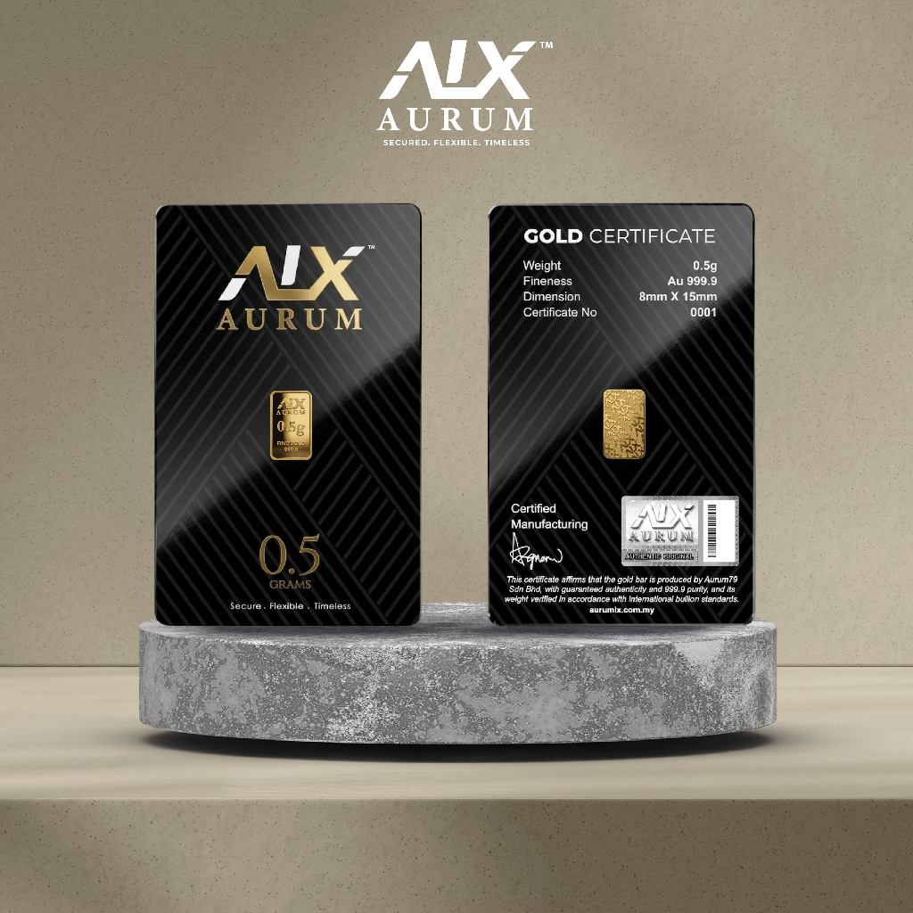ALX 999.9 Goldbar Wafer 0.5g | Emas Tulen 24K | Gold Wafer&hellip;