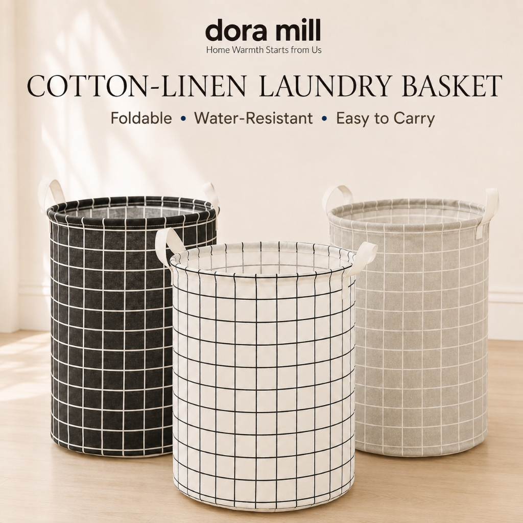 DORAMILL Foldable Laundry Basket Storage Box Waterproof Large Bag Dirty Big Laundry Basket #ASB