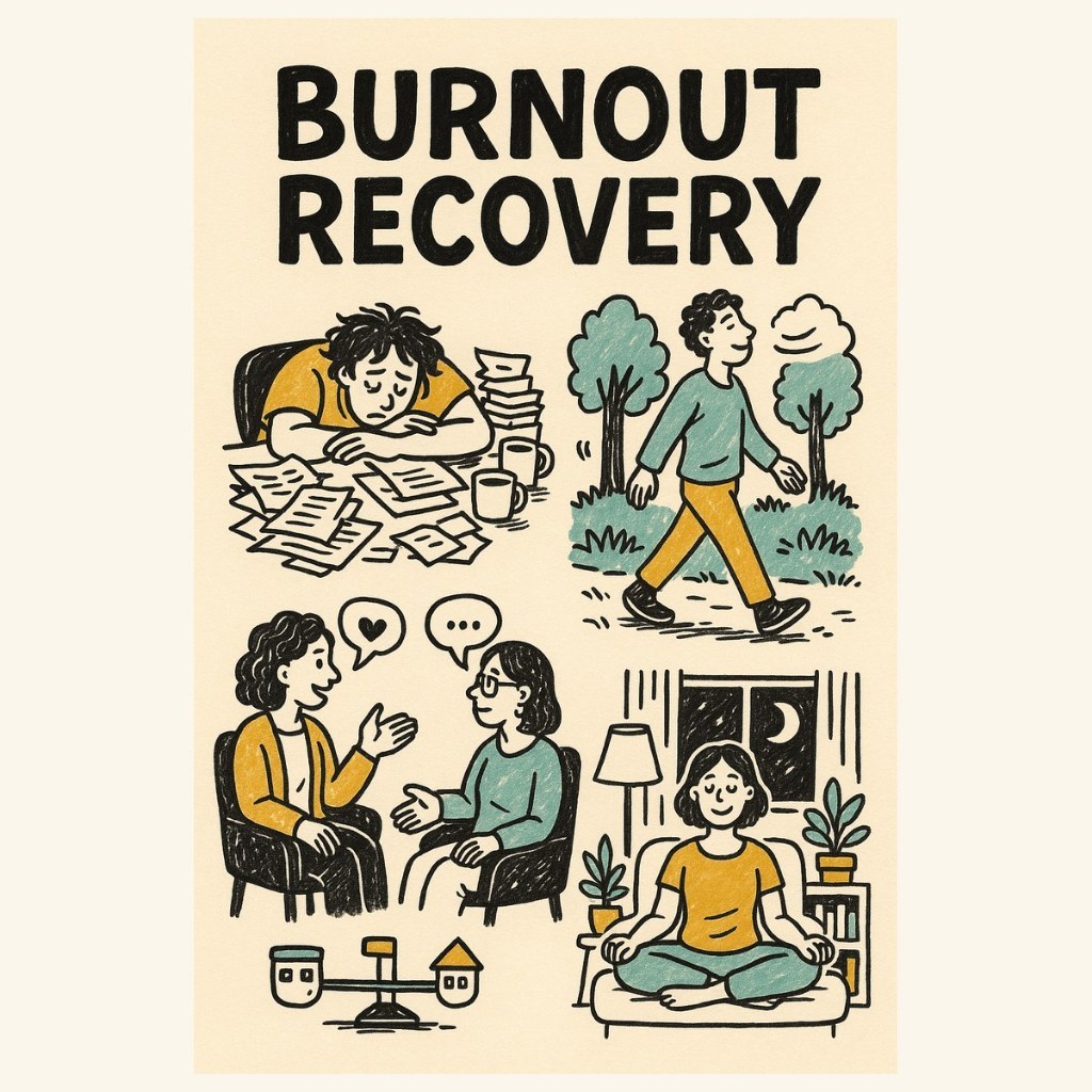 Ebook Burnout Recovery Guide (PDF, English)